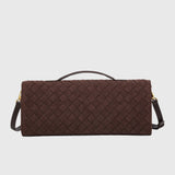 CHERRY™ – LUKSUS FLETTET SUEDE-CLUTCH