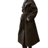 ADRIANA™ - ULD FRAKKE MED BÆLTE