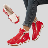 Annegret – Komfortable Vinterankelstøvler med Ergonomisk Støtte