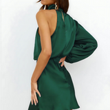 ELINE™ – SATINKJOLE MED ELEGANTE SKULDERSTROPPER