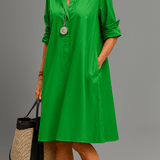 Astrid | Smaragd midikjole