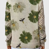 Emilie | Blomstret cardigan