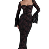 ALLEGRA™ – LANG BLONDEKJOLE MED ROMANTISK ELEGANCE