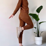 ANIA™ – CASUAL JACQUARD TO-DELT SÆT MED TWIST