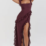 LAUREN™ – ELEGANT MAXIKJOLE MED FLYDENDE SILHUET