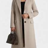 CARLOTA™ – ELEGANT LANG FRACHTMANTEL MED LØS PASFORM