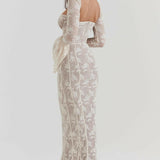 ALLEGRA™ – LANG BLONDEKJOLE MED ROMANTISK ELEGANCE