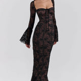 ALLEGRA™ – LANG BLONDEKJOLE MED ROMANTISK ELEGANCE