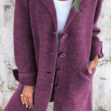 CASUAL LONG COAT™ – AFSLAPPET LANGFRAKKE I LET MATERIALE
