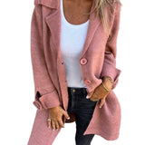 CASUAL LONG COAT™ – AFSLAPPET LANGFRAKKE I LET MATERIALE